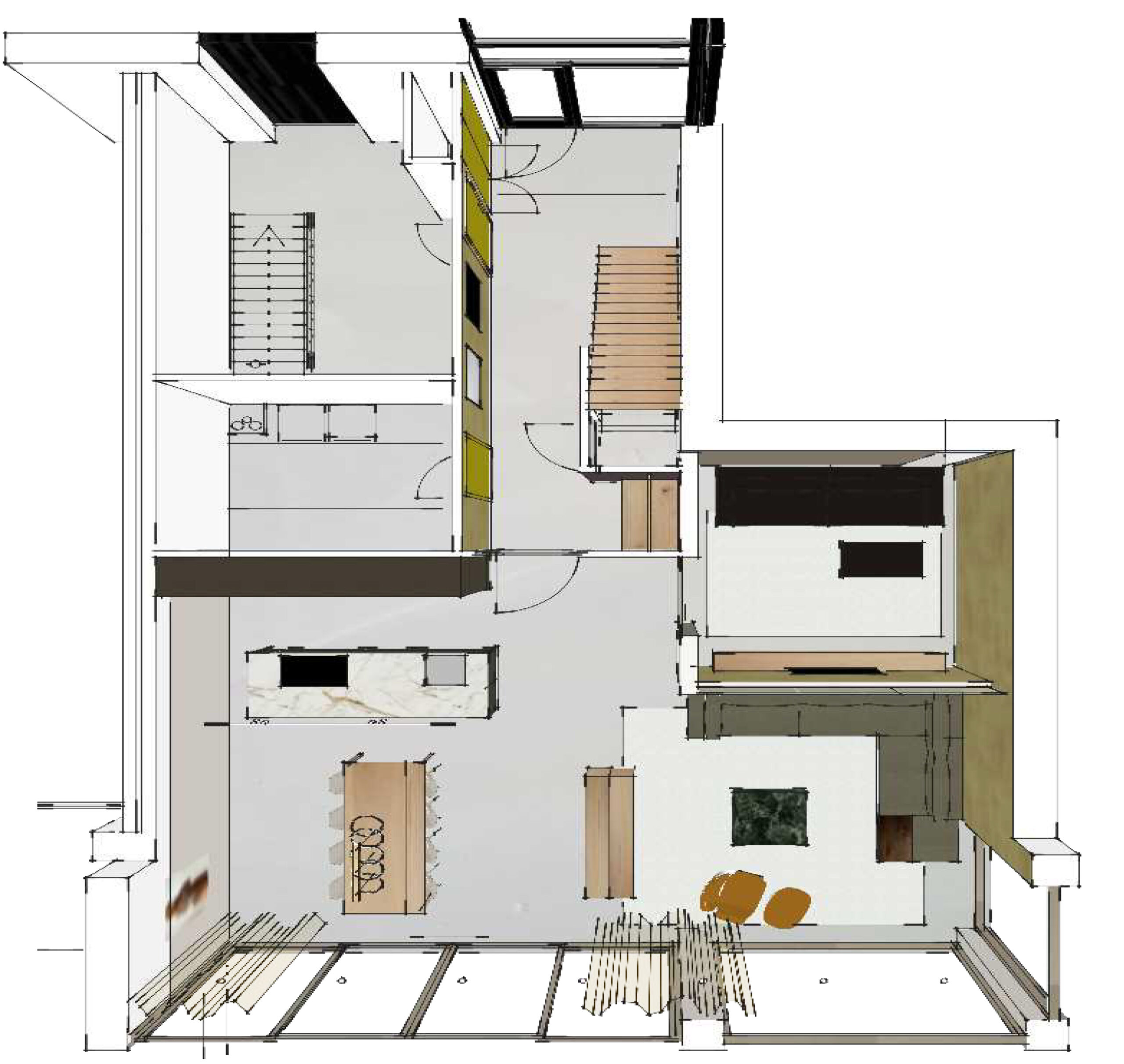 interieurontwerp woonhuis Reeve studio stoel architect Kampen